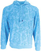 Load image into Gallery viewer, HOWARD CORAL TOWEL HOODIE IN SKY
