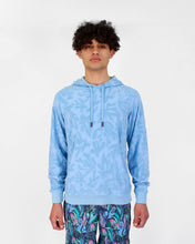 Load image into Gallery viewer, HOWARD CORAL TOWEL HOODIE IN SKY
