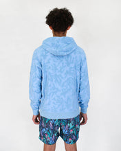 Load image into Gallery viewer, HOWARD CORAL TOWEL HOODIE IN SKY
